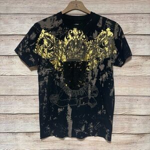 Impressions Canada Crown Graphic Tee XL Black Gold T Shirt